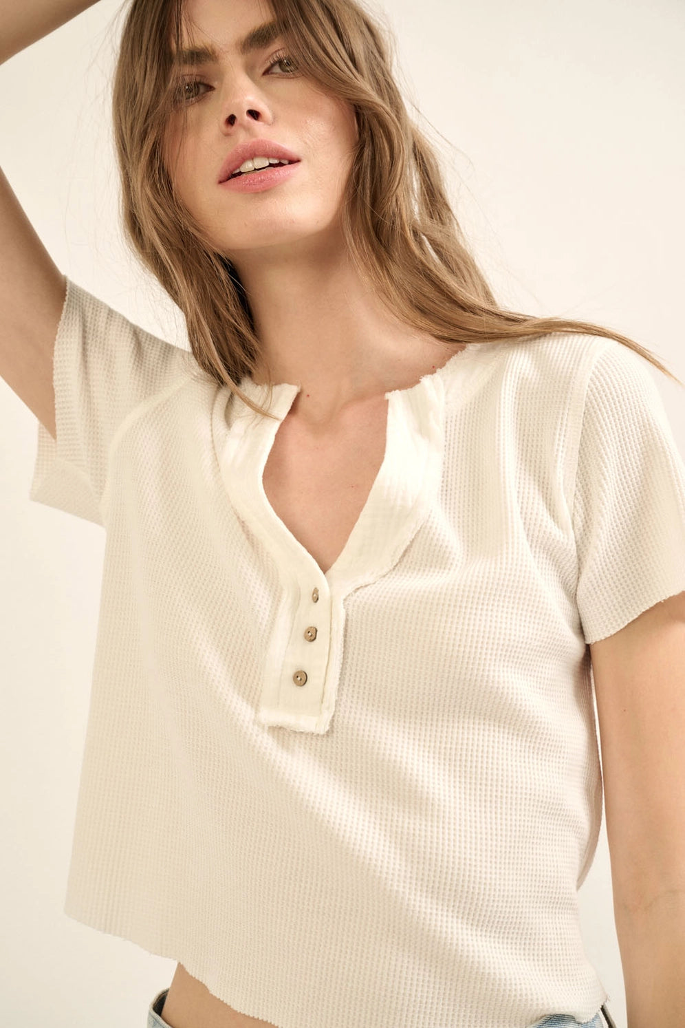 Waffle Tee